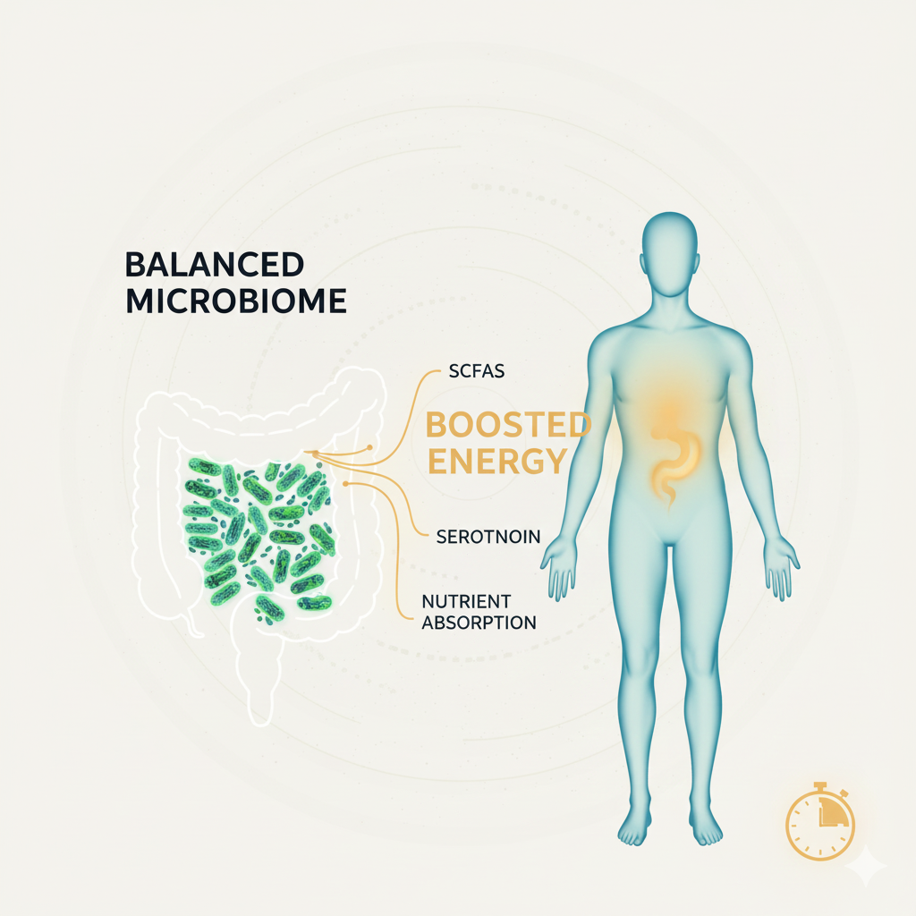 Why You're Always Tired: How a Balanced Microbiome Boosts Energy (Not Just Coffee)