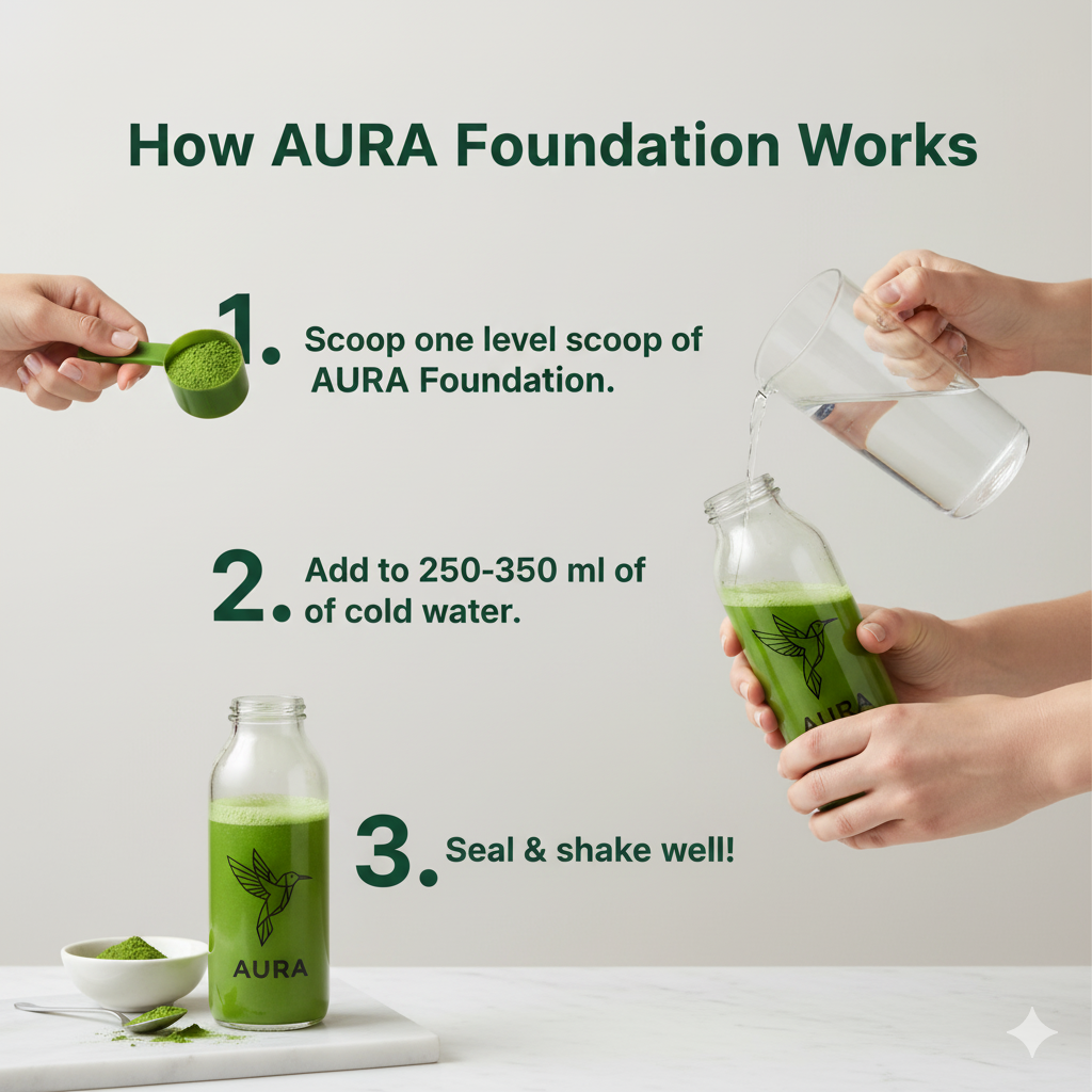 AURA Foundation | Superamestec verde zilnic